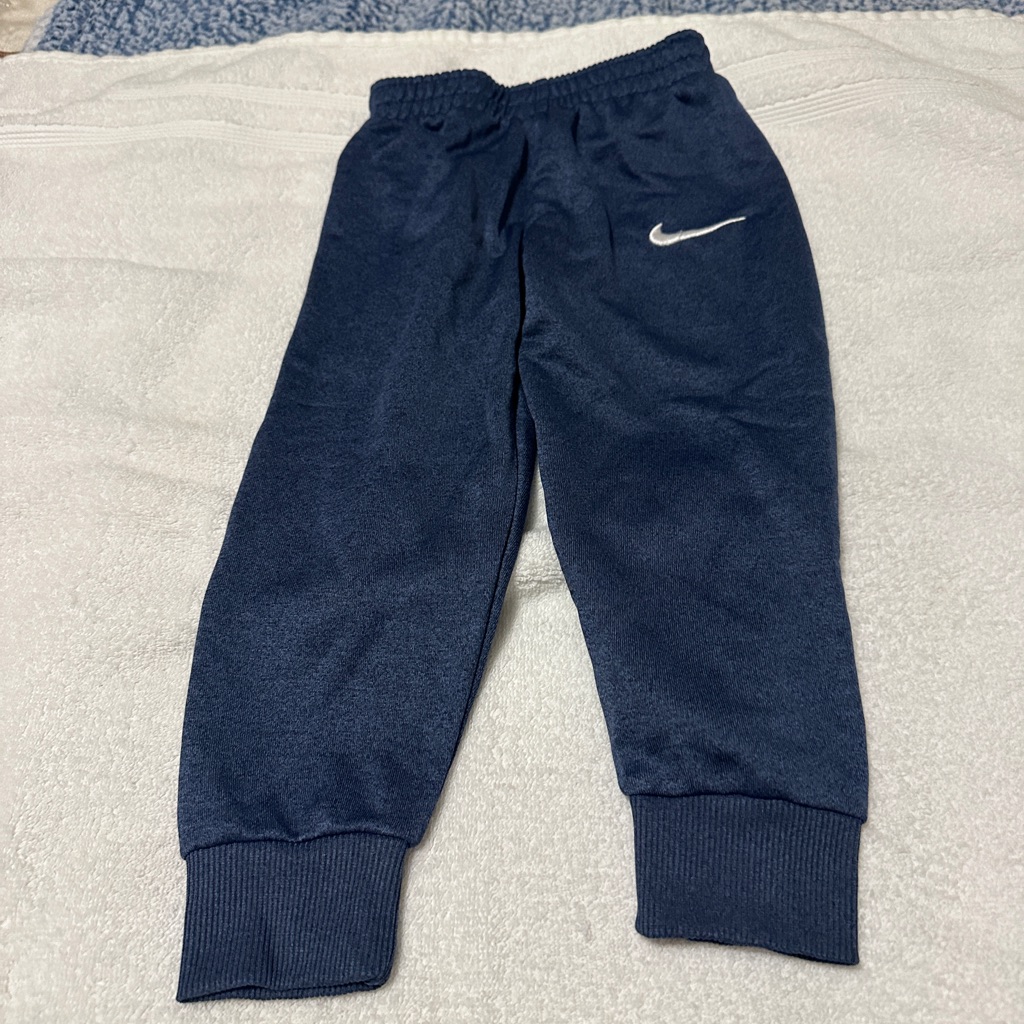 Nike Blue Joggers With Elastic Cuffs And Waistband Size 3t
